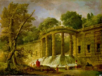 Pavilhão com cascata, 1760